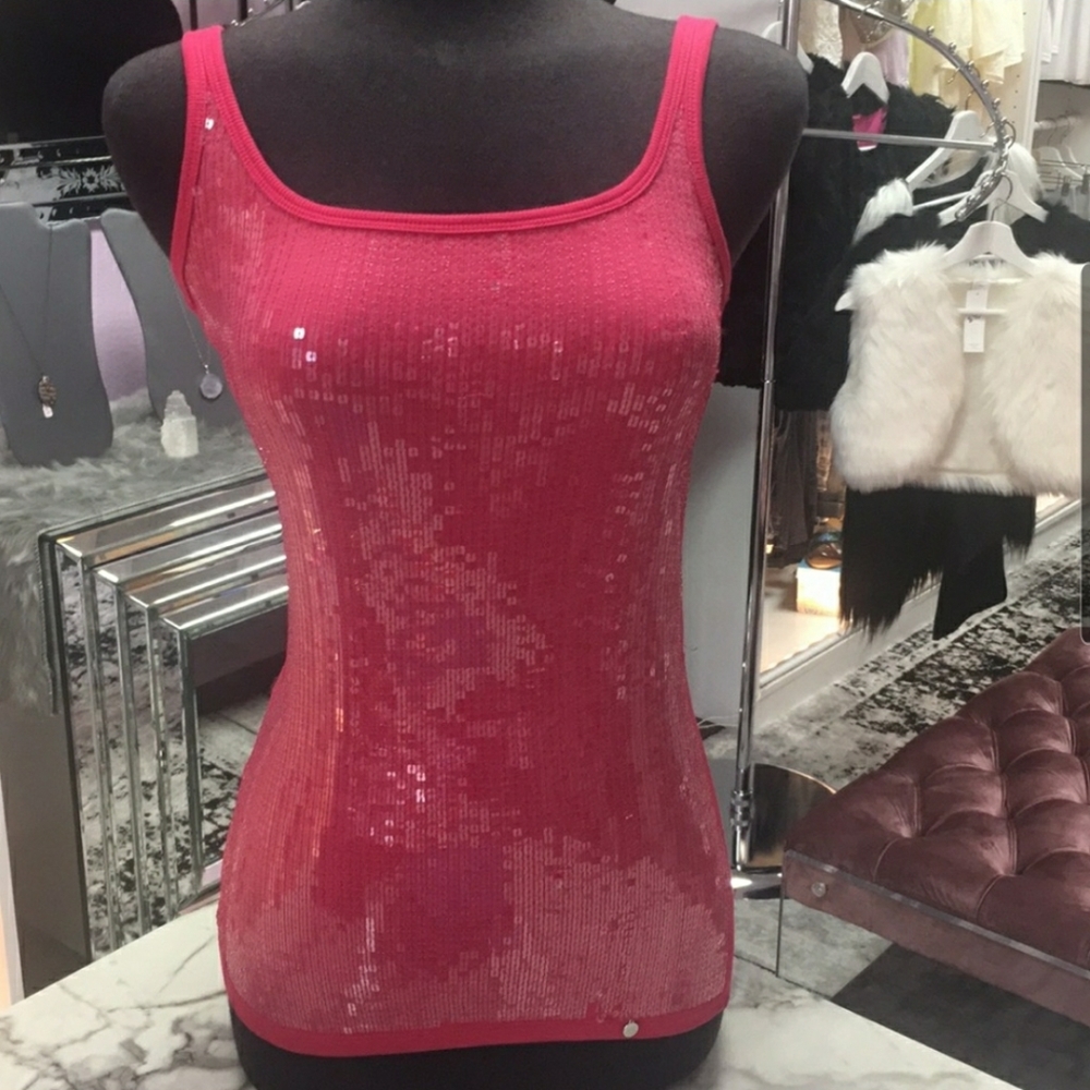 Armani Exchange Sequined Tank Top